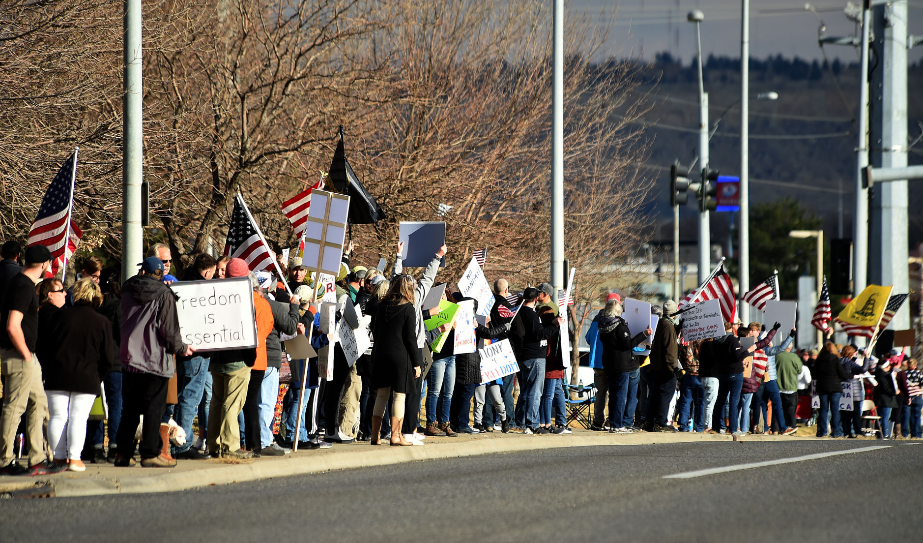 Vaccine protest
